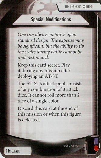 General Weiss card: /images/agendaDecks/Villain Packs/Special Modifications.jpg